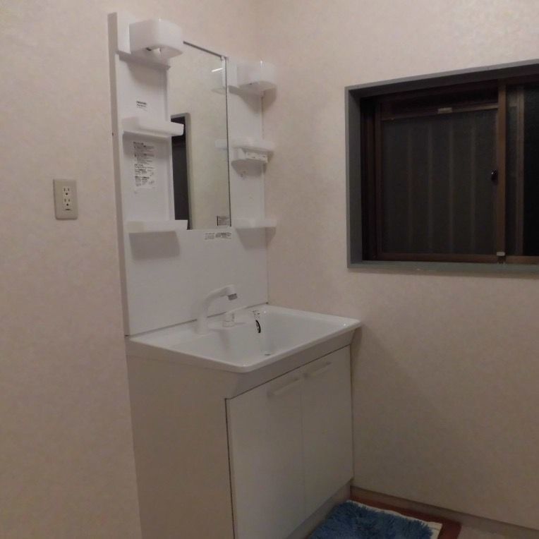 洗面台のリフォームのアフターの写真