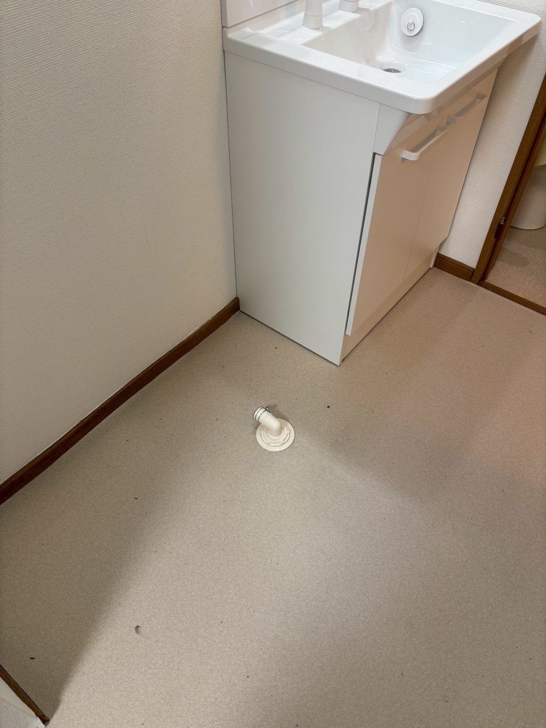 洗面台のリフォームのアフターの写真