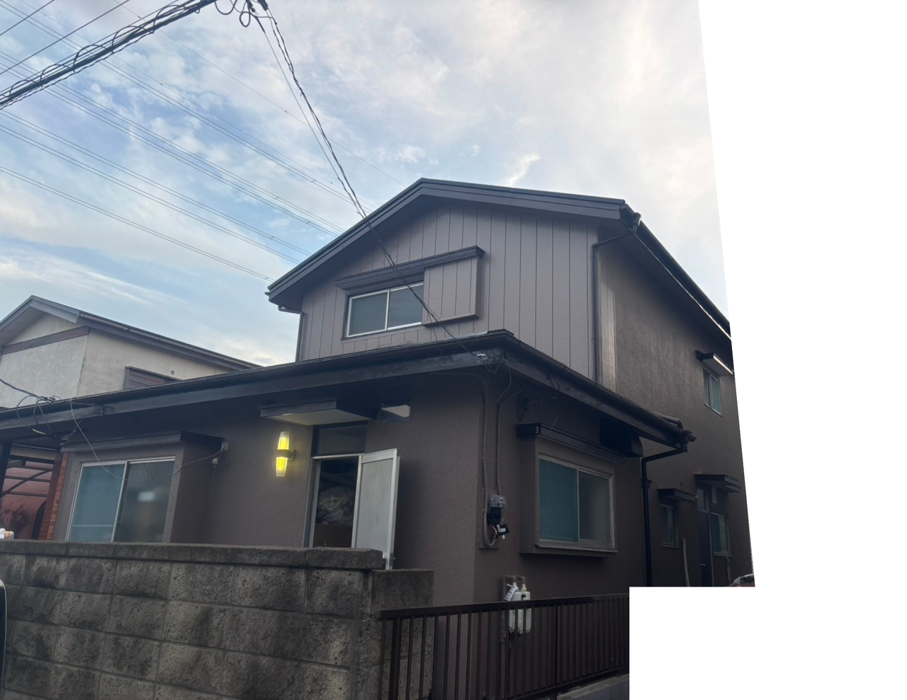 外壁塗装のリフォームのアフターの写真